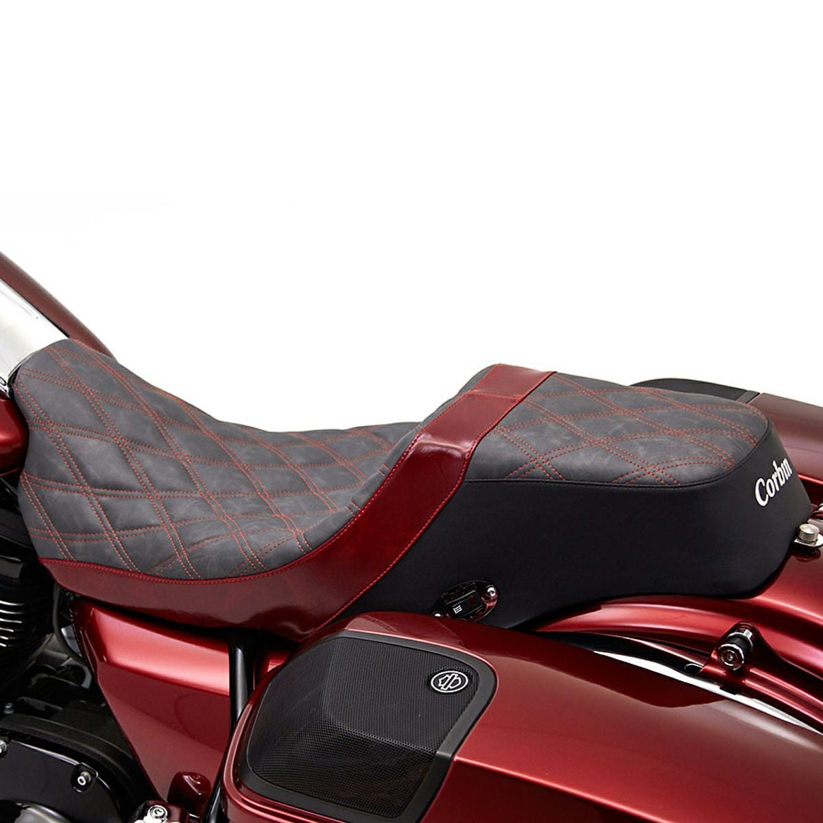 Saddlemen プロファイラー BW シート ハーレー、ツーリングモデル用