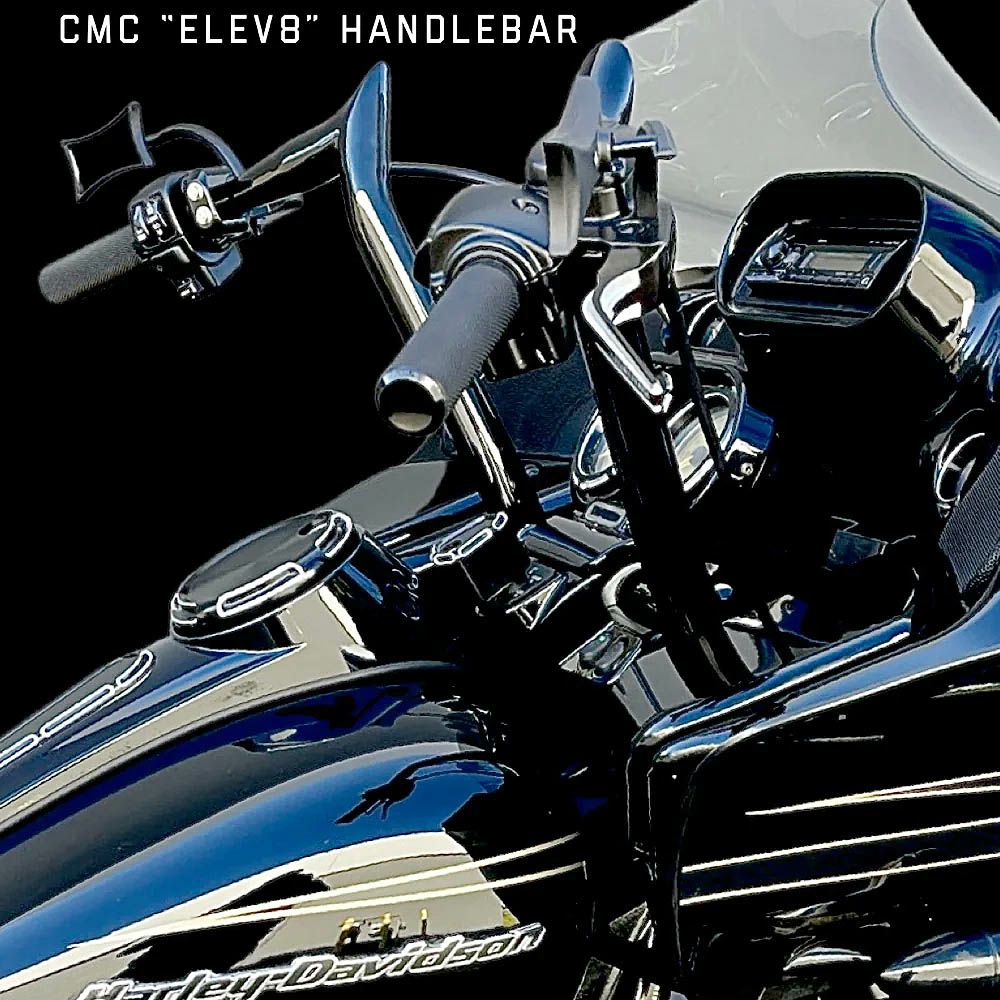 1997～2013 ロードグライド ELEV8 ハンドルバー 14インチ クローム CMC 9