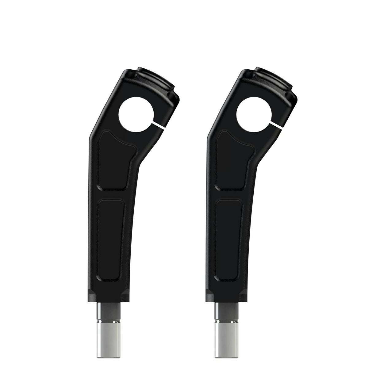 M8ソフテイル ローライダーS Clubstyle 7インチ プルバックライザー 1.25インチクランプ (ブラック) Thunderbike 4