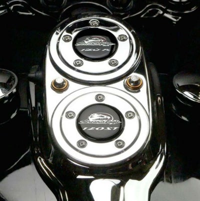 FXDL、FXDLS、FXLR、FXLRS ローライダー デュアルメーターホール 