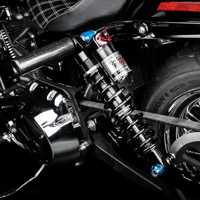 Drag Specialties 車高調節サスペンション クローム ダイナ 12インチ 