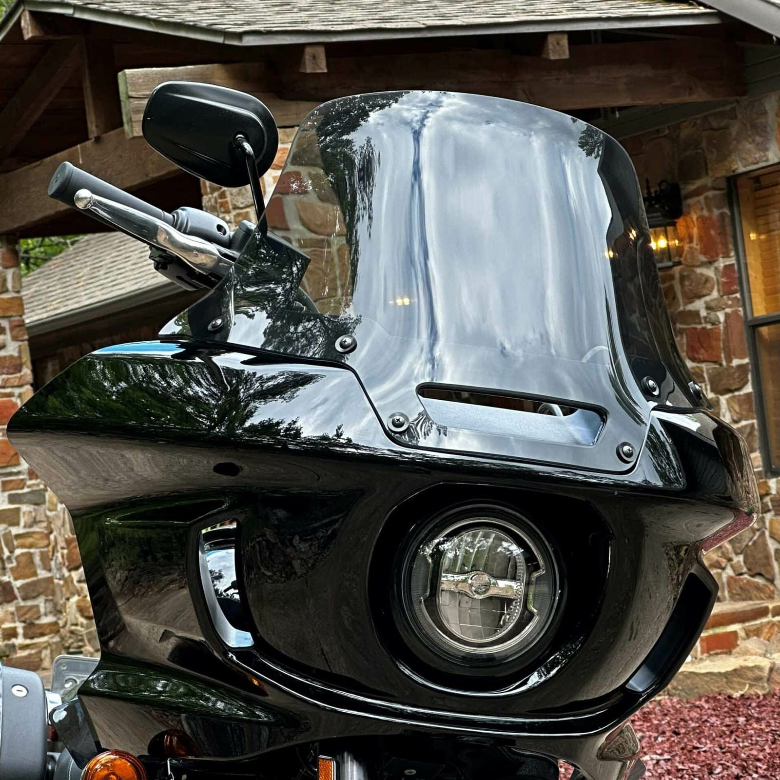 クロックワークス KOLOR FLARE ウインドシールド 8インチ ブロンズ