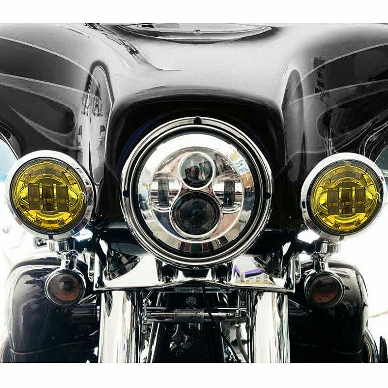 ハーレー Probeam LED HALO フォグランプ用 イエローレンズセット
