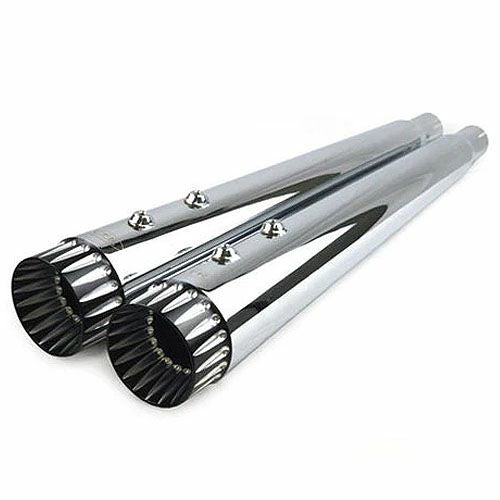 1995～2016 ツーリング 4.5インチ スリップオンマフラー スムース