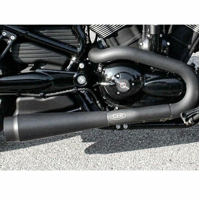 2002～2009 V-Rod 4.5インチ スリップオンマフラー スムースチップ 