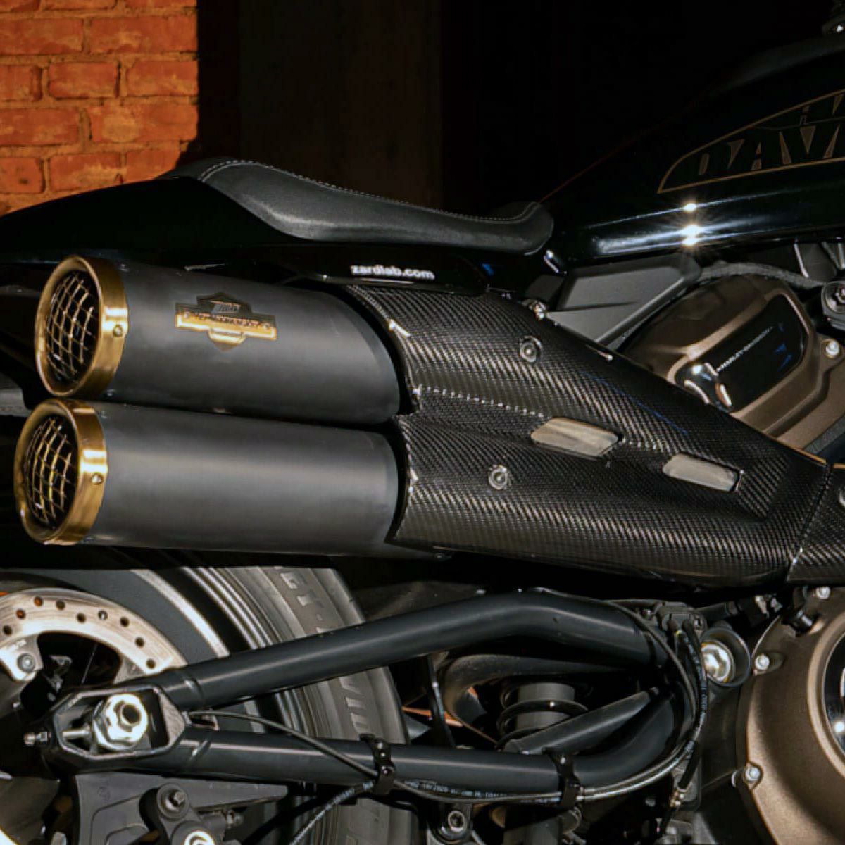 ZARD スポーツスターS TOP-GUN スリップオンマフラー 120TH