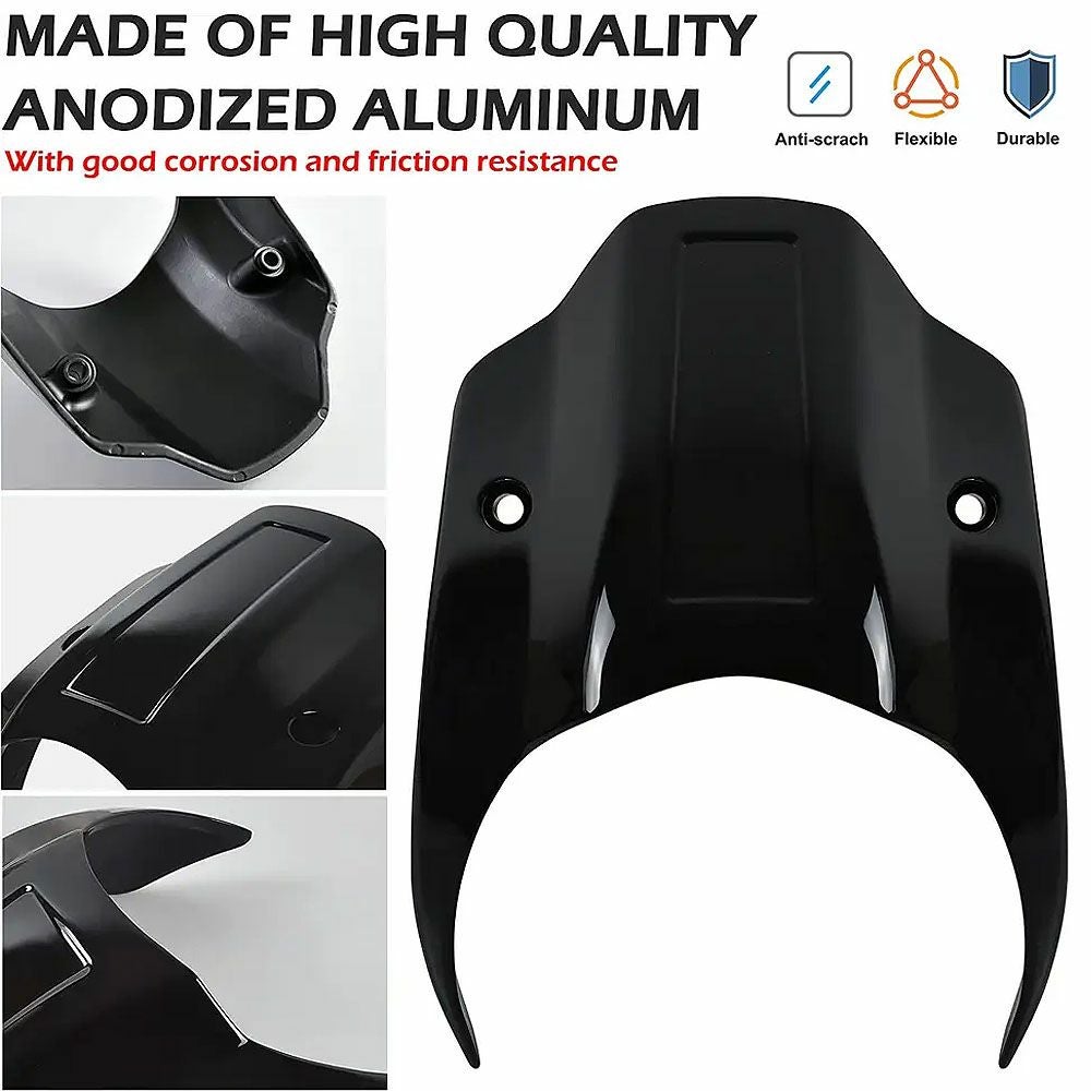 FXBB、FXST ヘッドライトカバー グロスブラック 3