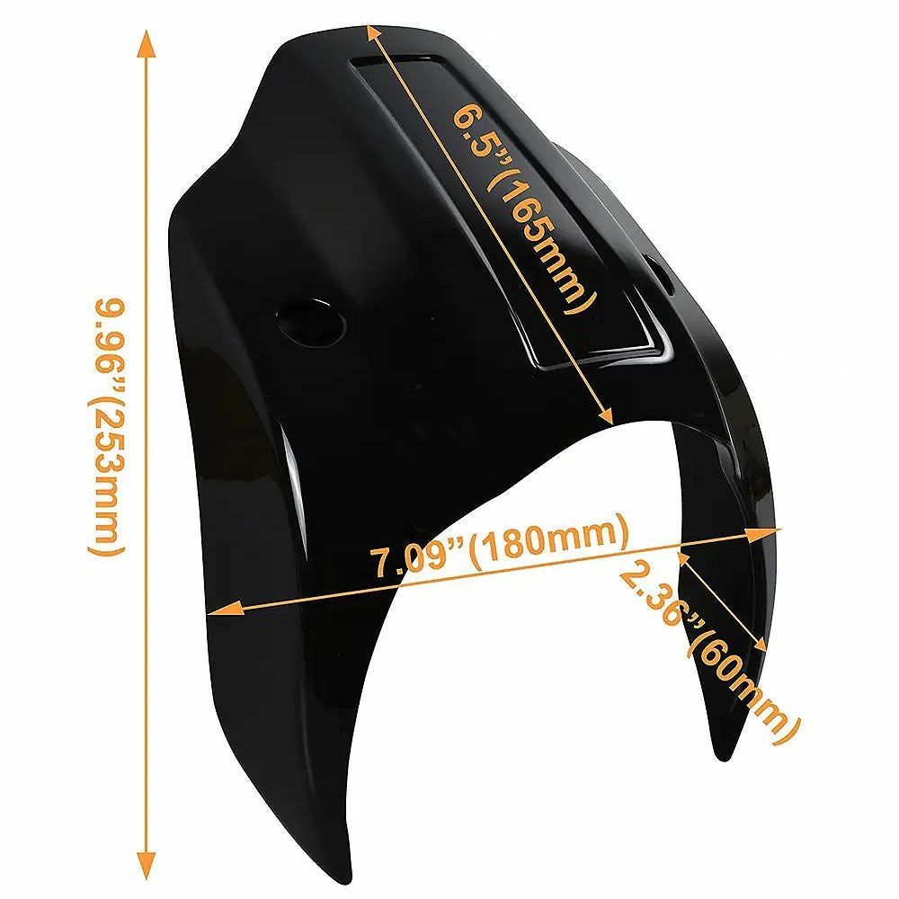 FXBB、FXST ヘッドライトカバー グロスブラック 4