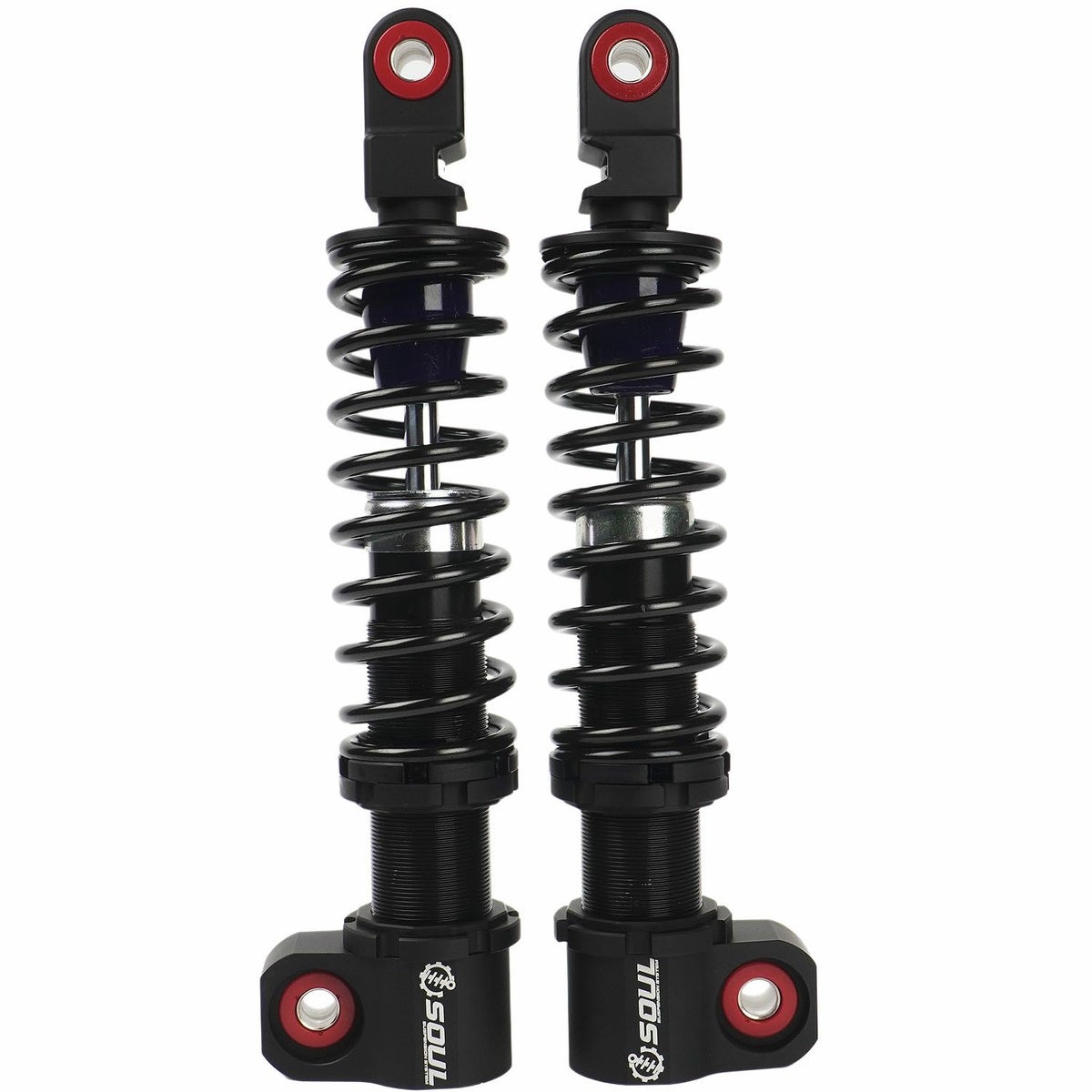 1998以降 ツーリング 車高調整機構付き ツインショックサスペンション ブラック SOUL 4