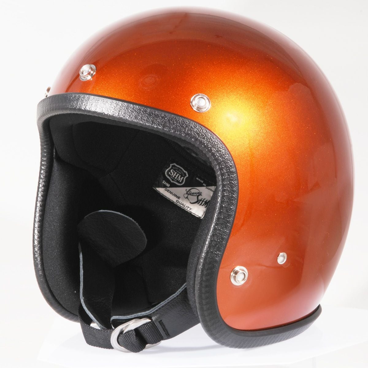 SHM Genuine ジェットヘルメット ブラウン |ハーレーパーツ専門店 HDパーツ