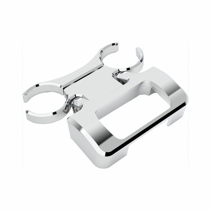 FXBB/S、FXST、FXBR/S Tバーハンドル用 1インチ メーターマウント クローム LA CHOPPERS