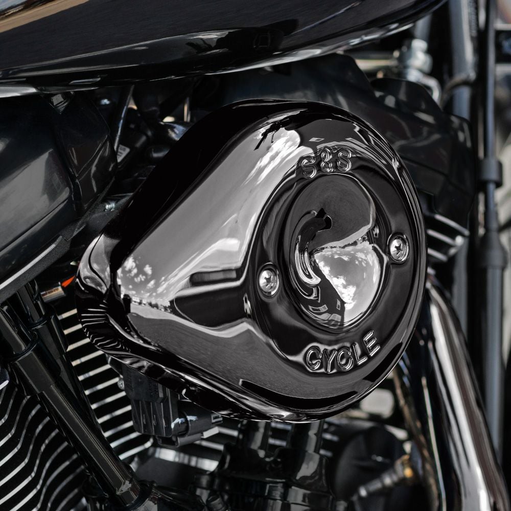 SALE】S&Sエアクリーナー ステルス スモーキークローム |ハーレー