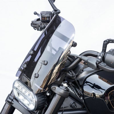 RH1250S クイックリリース コンパクトウインドシールド ダークスモーク 