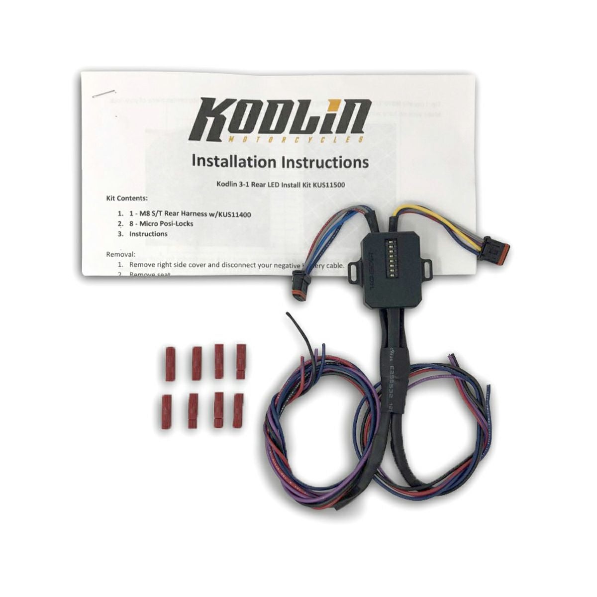 M8 ソフテイル リアLEDウィンカー インストールキット ロード