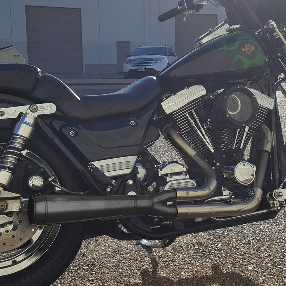 ハーレー FXR BIG INCH 2-1 フルエキゾーストマフラー ステンレス