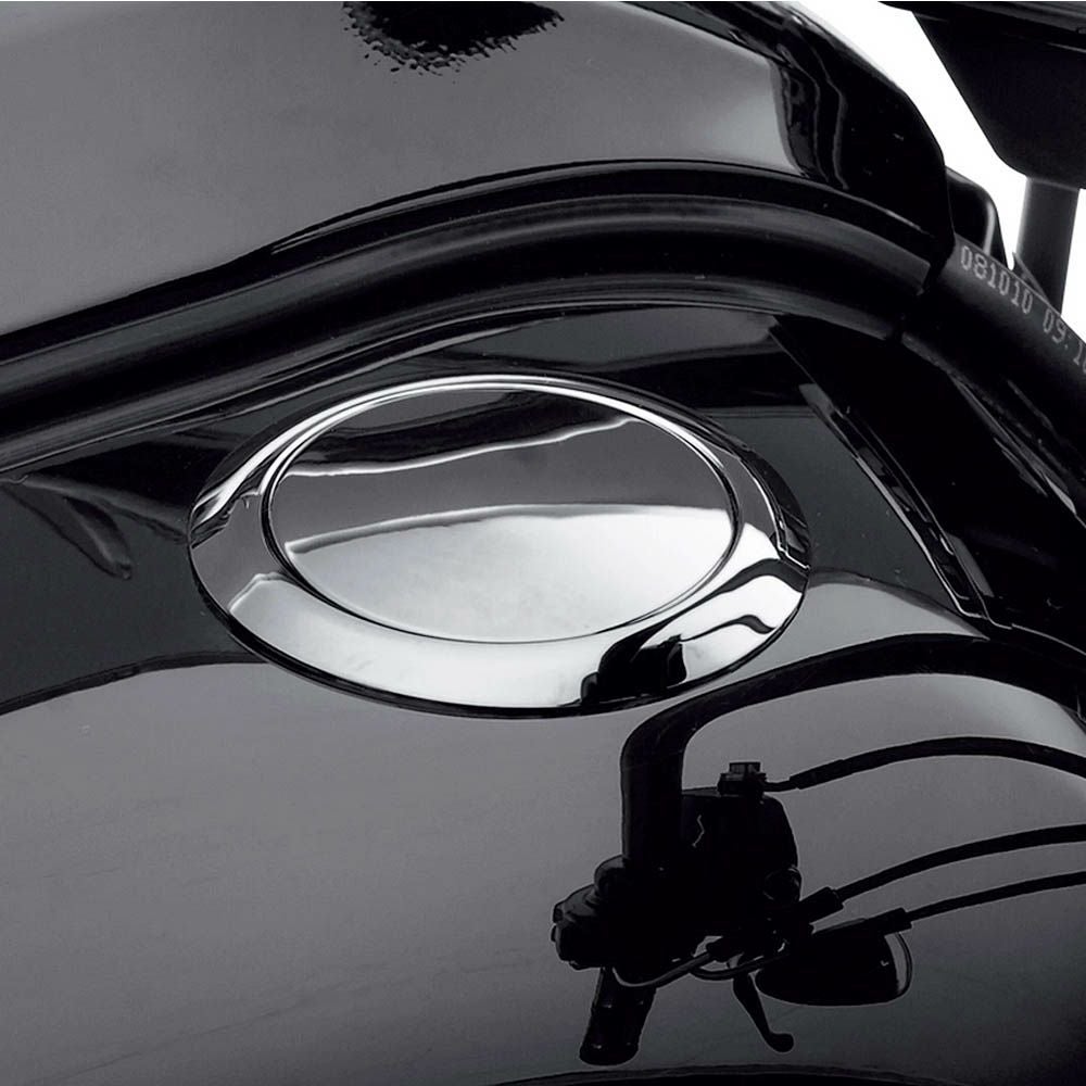 ハーレー、フラッシュ マウント フューエルキャップ ブラック