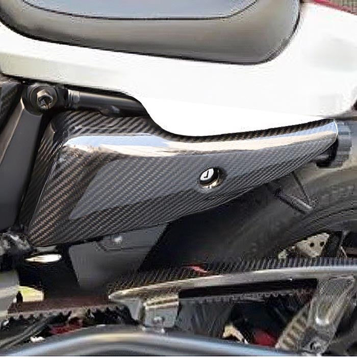 スポーツスターS RH1250S ドライカーボン 左サイドカバー モーターステージ