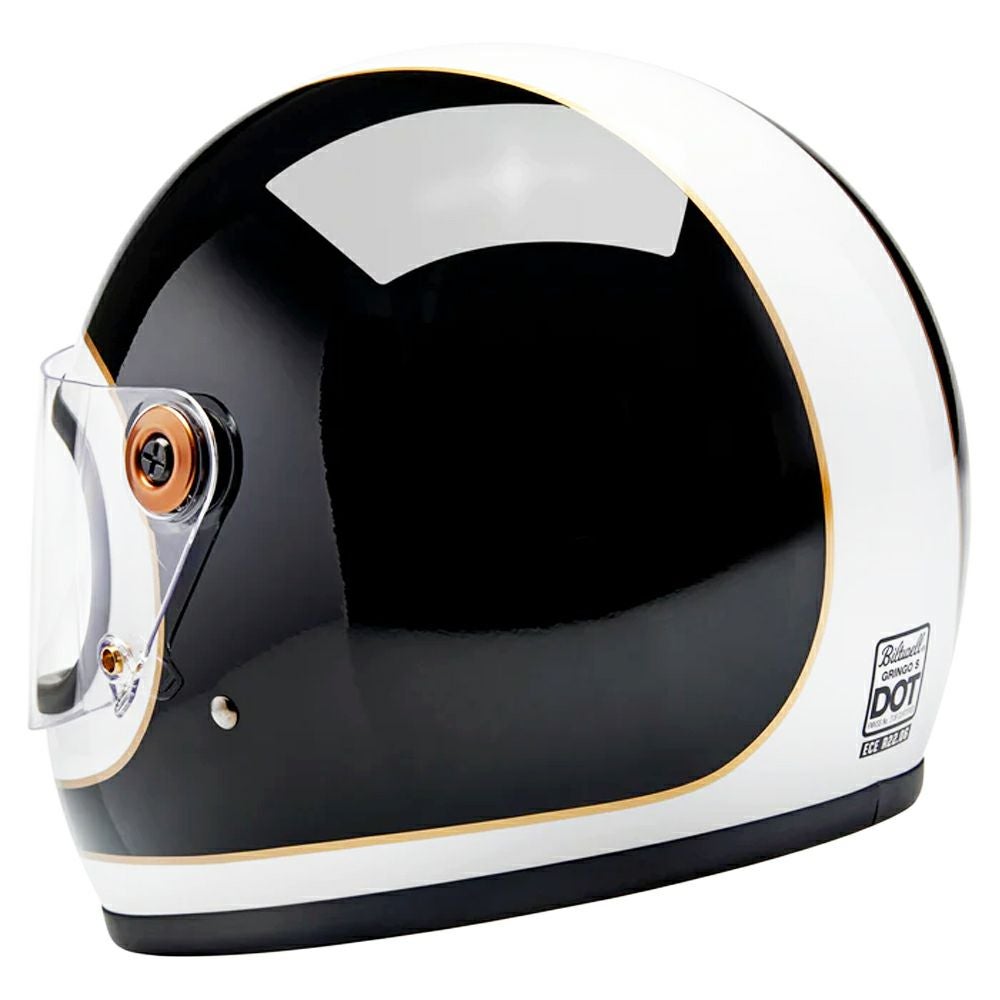 ビルトウェル Gringo S ECE規格R22.06 ヘルメット　グロスホワイト/ブラック トラッカー 4
