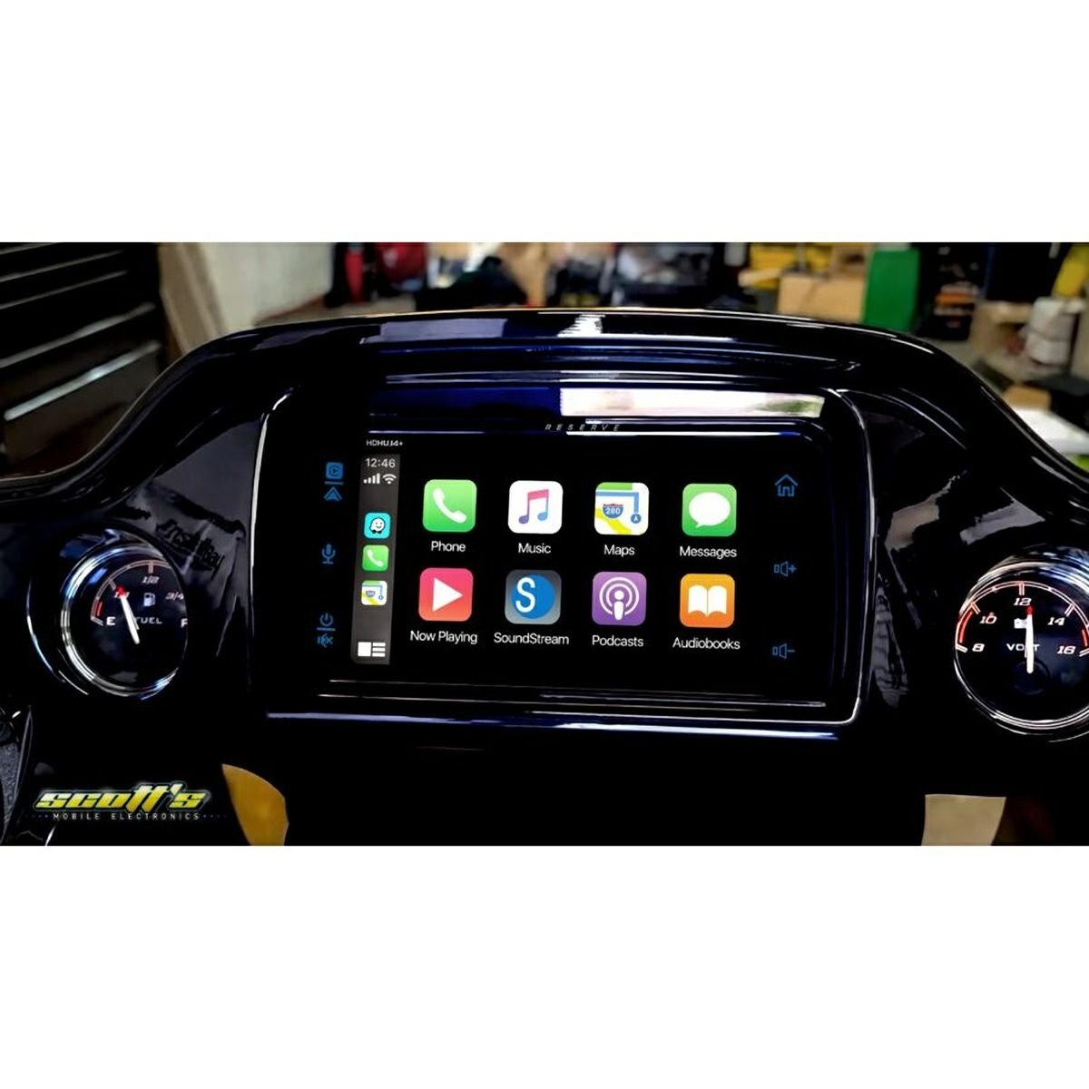  ツーリング CVO対応 HDHU.14si プラグ＆プレイ オーディオ ヘッドユニット 日本語訳説明書付き Soundstream Reserve 5