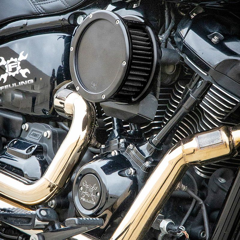 M8ツーリング、ソフテイル BA エアクリーナーキット クリアカバー