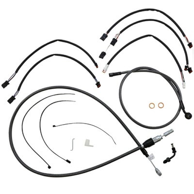 BURLY ケーブルキット 12インチJAILハンドル用 FXFB/S、FXLRS 