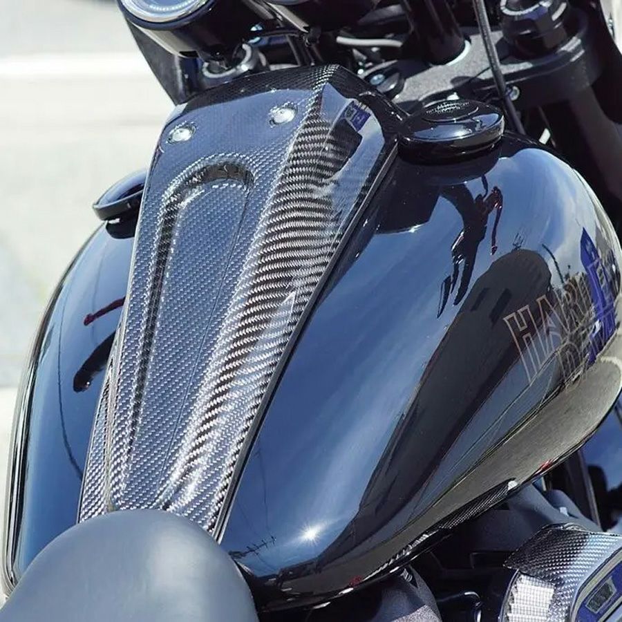 ハーレー FXLR、FXLRS ダッシュカバー(未塗装)/メーターオフセット