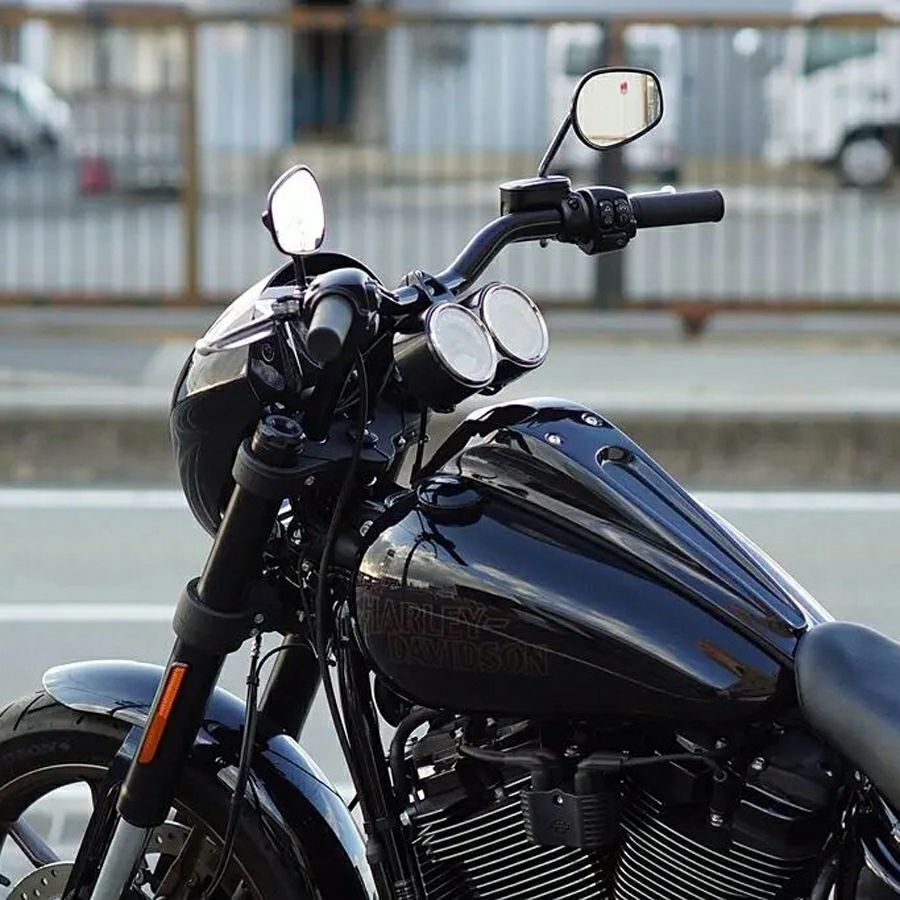 ソフテイル用カスタムファクトリー ノイズ ハンドル｜ハーレーカスタム