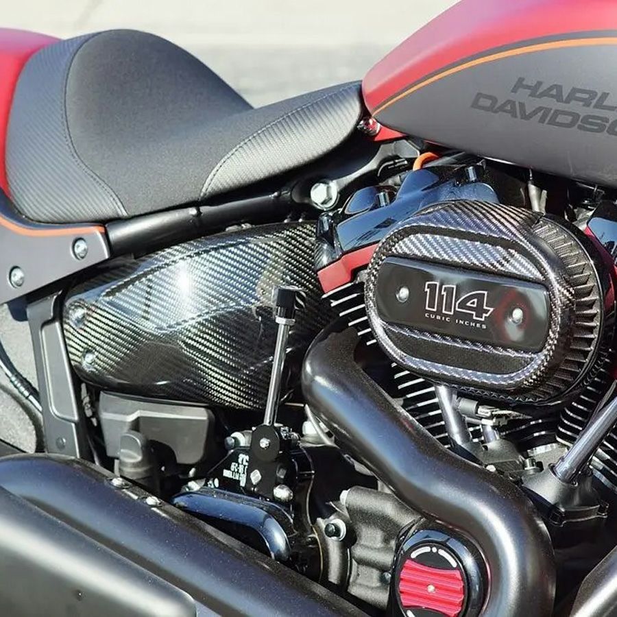 クロックワークス KOLOR FLARE ウインドシールド 6インチ レッド