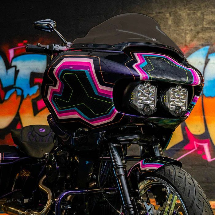 SALE】KWW-01-0326: クロックワークス FLAREウインドシールド 9インチ