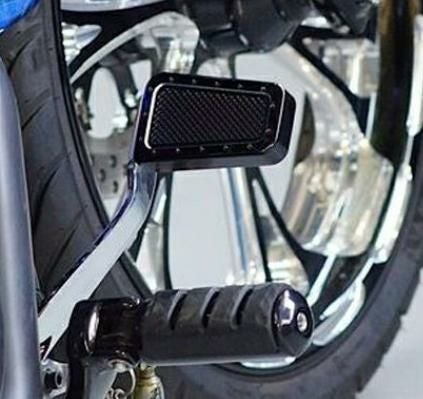 M8ソフテイル ブレイクアウト ワイドブレーキペダル (ブラック) ノイズ