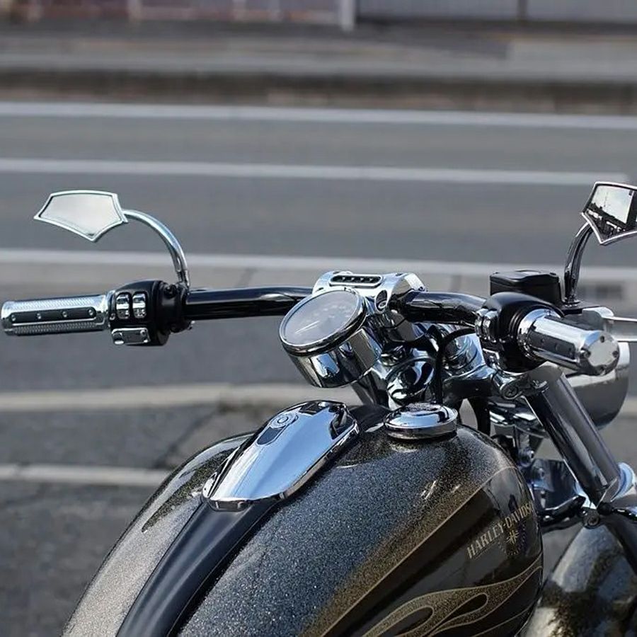 ソフテイル用カスタムファクトリー ノイズ ハンドル｜ハーレーカスタム