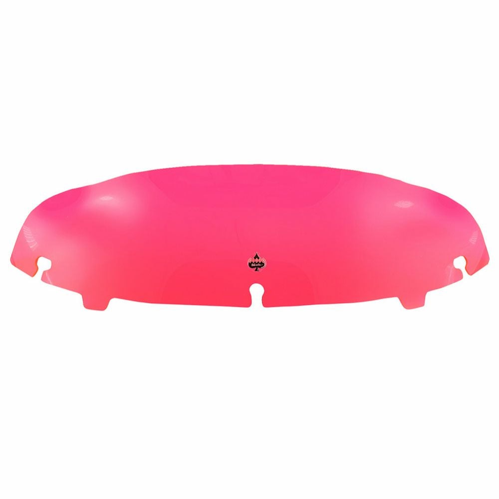 2014以降 FLHT、FLHX KOLOR FLARE ウインドシールド 4インチ レッドアイス KLOCK Werks 3