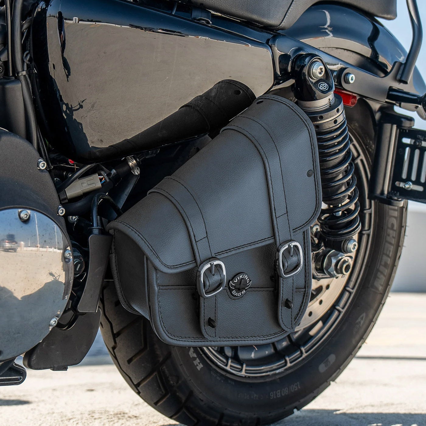 ハーレー　コブラ BIGASS デタッチャブルフラットクローム 09～ツーリング SALE】コブラ BIG ASS ラップアラウンド・デタッチャブル ラゲッジ