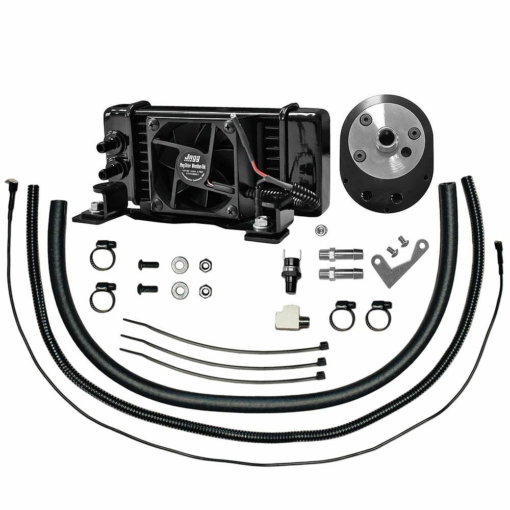 Jagg ローマウント ファン付き オイルクーラー 10列 1984～2008 ツーリング 2