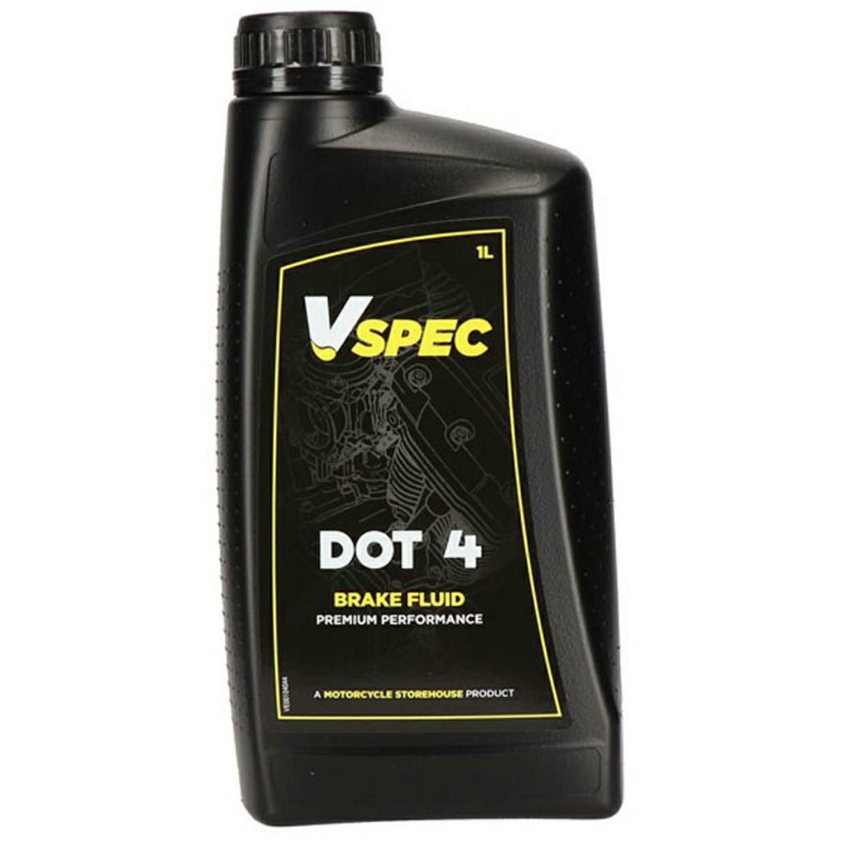 Vspec ハーレー用ブレーキフルード DOT4 1000ml MCS |ハーレーパーツ