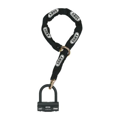 ABUS GRANIT 58 防犯ロック/ループチェーン コンビ (ブラック 