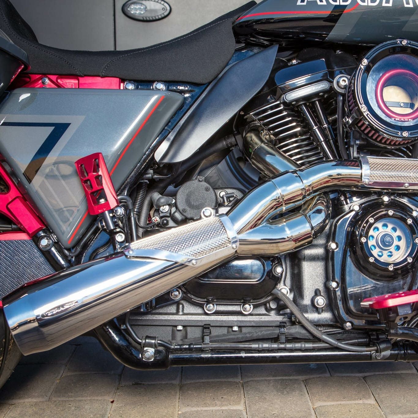 SAWICKI ショーティー・2in1フルエキゾーストマフラー (ステンレス