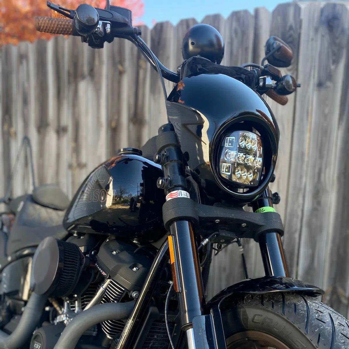 KLEENMOTO RIGID ADAPT XP LEDヘッドライト 取り付けブラケット、ハーネスキット FXLRS 2