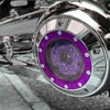 TAK'S PERFORMANCE PARTS シースルー ナローダービーカバー クローム/パープル 2016以降ツーリング