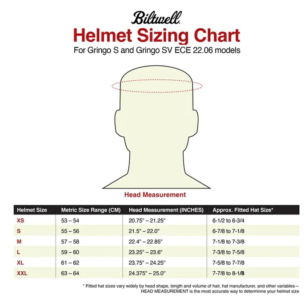 ビルトウェル Gringo S ECE規格R22.06 ヘルメット ブルー 10