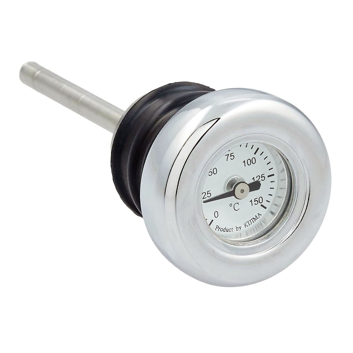 キジマ ディップスティック油温計 クロームベゼル 【1984～1999 ソフテイル、1993～2003 スポーツスター】 2