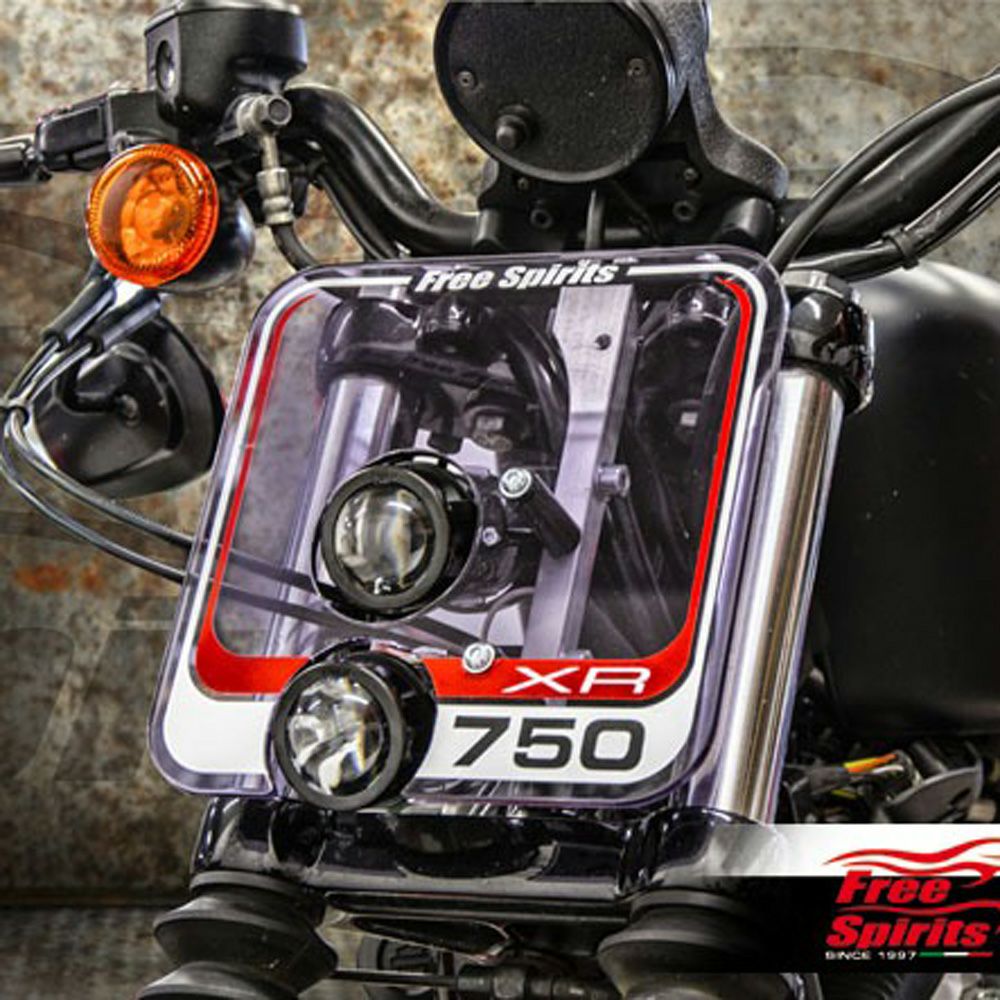 Free Spirits バイクミラー ブラック ハーレーダビッドソン用 Free